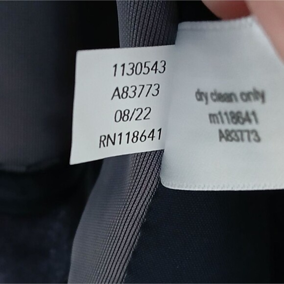 Lane Bryant Purple Velvet Blazer w/ Notched Lapel Classic Slouchy Comfortable 24 - Picture 12 of 13